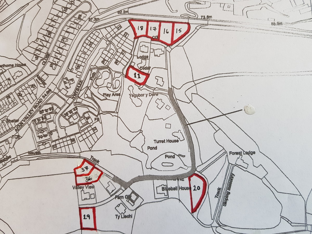 Map of the Forest Lodge site